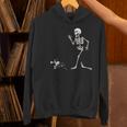 Halloween Boston Terrier And Skeleton Women's Hoodie, Boston Terrier Halloween Hoodies, gift for family, gift for coworker