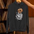 Halloween Skeleton Boston Terrier Women's Hoodie, Boston Terrier Halloween Hoodies, gift for family, gift for coworker