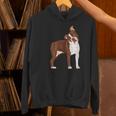 Red Boston Terrier Dog Women's Hoodie, gift for family, gift for coworker