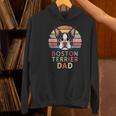 Retro Boston Terrier Dad Women's Hoodie, Boston Terrier Dad Hoodies, gift for family, gift for coworker