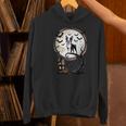Spooky Halloween Moon Boston Terrier Boston Bull Bostie Women's Hoodie, Boston Terrier Halloween Hoodies, gift for family, gift for coworker
