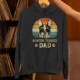 Vintage Boston Terrier Dad Dog Lovers Father's Day Tee Women's Hoodie, Boston Terrier Dad Hoodies, gift for family, gift for coworker