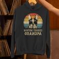 Vintage Boston Terrier Grandpa Dog Lovers Father's Day Women's Hoodie, gift for family, gift for coworker