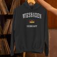Wiesbaden Germany Vintage Athletic Sports Women's Hoodie, gift for family, gift for coworker