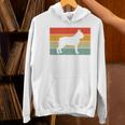 Boston Terrier Dog Lover Retro Vintage Cool For Dog Owner Women's Hoodie, gift for family, gift for coworker