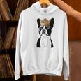 Boston Terrier Dog Wearing Crown For Men Women Girls Kids Women's Hoodie, gift for family, gift for coworker