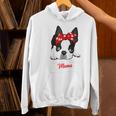 Boston Terrier Mum Dog Woman Idea Women's Hoodie, gift for family, gift for coworker