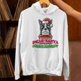 Boston Terrier Santa Claus Christmas Dog Women's Hoodie, Boston Terrier Christmas Hoodies, gift for family, gift for coworker