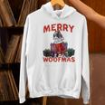 Boston Terrier Santa Claus Hat Merry Christmas Dog X-Mas Women's Hoodie, Boston Terrier Christmas Hoodies, gift for family, gift for coworker