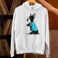 Boston Terrier Tattoos I Love Mom Women's Hoodie, Boston Terrier Mom Hoodies, gift for family, gift for coworker