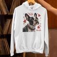 Boston Terrier Is My Valentine Cute Pet Dog Owner Valentine Women's Hoodie, gift for family, gift for coworker