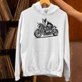 Cool Boston Terrier Riding a Motorcycle Biker Dog Lover For Men Women Kids Women's Hoodie, Boston Terrier Riding Hoodies, gift for family, gift for coworker