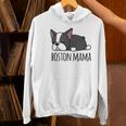 Cute Boston Terrier Boston Mama Women's Hoodie, gift for family, gift for coworker