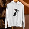 Love NOPE Boston Terrier Dog Lover Women's Hoodie, gift for family, gift for coworker