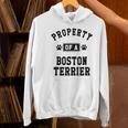 Property Of Boston Terrier Boston Terrier Shirt Women's Hoodie, gift for family, gift for coworker