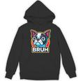 Boston Terrier Bruh Dog Lover Women's Hoodie, novelty gifts, funny gifts
