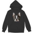 Boston Terrier Cute Puppy Face Dog Lover Pet Owner Women's Hoodie, novelty gifts, funny gifts