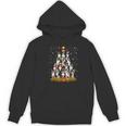 Boston Terrier Dog Christmas Tree Santa Hat Xmas Pajama Men Women Kids Women's Hoodie, novelty gifts, funny gifts