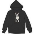 Boston Terrier Dog Motif Pet Art Boston Terrier For Men Women Kids Women's Hoodie, novelty gifts, funny gifts
