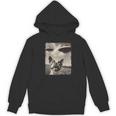 Boston Terrier Dog UFO Alien Extraterrestrial Selfie Women's Hoodie, novelty gifts, funny gifts
