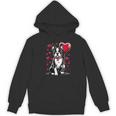 Boston Terrier Dog Valentine's Day Dog Owner Valentine Women's Hoodie, novelty gifts, funny gifts