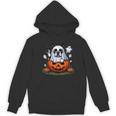 Boston Terrier Ghost Boo Halloween Kids Women's Hoodie, novelty gifts, funny gifts