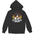 Boston Terrier Grandpa Dog Owner Boston Terrier Women's Hoodie, novelty gifts, funny gifts