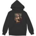 Boston Terrier Mona Lisa Painting Art Dog Mom Dad For Men Women Kids Women's Hoodie, novelty gifts, funny gifts