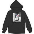 Boston Terrier Papa Cool Dog Lover USA American Flag Men Women Women's Hoodie, novelty gifts, funny gifts