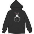 Boston Terrier In The Pocket Cute Boston Terrier Dog Lovers For Men Women Girls Kids Women's Hoodie, novelty gifts, funny gifts