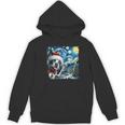 Boston Terrier Santa Starry Night Van Gogh Christmas Dog Men Women Kids Women's Hoodie, novelty gifts, funny gifts