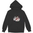 Boston Terrier In The Snow Merry Christmas Winter Women's Hoodie, novelty gifts, funny gifts