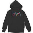 Boston Terrier Tie Dye Heartbeat Love Dog Men Women Women's Hoodie, novelty gifts, funny gifts