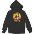 Boston Terrier Never Underestimate a Girl With a Bostie Women's Hoodie, novelty gifts, funny gifts