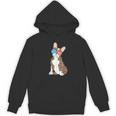 Brindle Boston Terrier Dog Patriotic Shirt USA Flag Women's Hoodie, novelty gifts, funny gifts