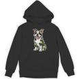 Camo Boston Terrier Pet Owner Camouflage Dog Lover Women's Hoodie, novelty gifts, funny gifts