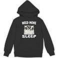 Cute Boston Terrier Need More Sleep Pajamas Nightgown Women's Hoodie, novelty gifts, funny gifts