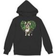 Cute Boston Terrier Shamrock St Patrick's Day Dog Lover Men Women Kids Women's Hoodie, novelty gifts, funny gifts