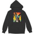 Dog Boston Terrier Hawaiian Women's Hoodie, novelty gifts, funny gifts