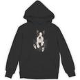 Dog Lovers Boston Terrier In Pocket Dog Face For Men Women Kids Women's Hoodie, novelty gifts, funny gifts