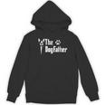 The Dogfather Boston Terrier Dog Dad Father's Day Women's Hoodie, novelty gifts, funny gifts