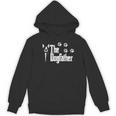The Dogfather Boston Terrier Dog Dad Tshirt Idea Women's Hoodie, novelty gifts, funny gifts