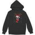 Family Matching Reindeer Xmas Boston Terrier Christmas Women's Hoodie, novelty gifts, funny gifts