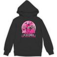 Ghost And Witch Boston Terrier Dog In October We Wear Pink Women's Hoodie, novelty gifts, funny gifts