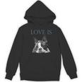 Love Is Boston Terrier Bostie Women's Hoodie, novelty gifts, funny gifts
