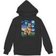 Red Heeler Starry Night Cattle Dog Colorful Art By Aja For Men Women Girls Kids Women's Hoodie, novelty gifts, funny gifts