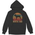 Retro Boston Terrier Dad Dog Owner Pet Bostie Father Women's Hoodie, novelty gifts, funny gifts