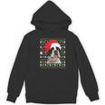 Ugly Xmas Sweater Santa Boston Terrier Dog Christmas For Men Women Kids Women's Hoodie, novelty gifts, funny gifts