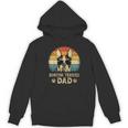 Vintage Boston Terrier Dad Dog Lovers Father's Day Tee Women's Hoodie, novelty gifts, funny gifts