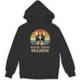 Vintage Boston Terrier Grandpa Dog Lovers Father's Day Women's Hoodie, novelty gifts, funny gifts